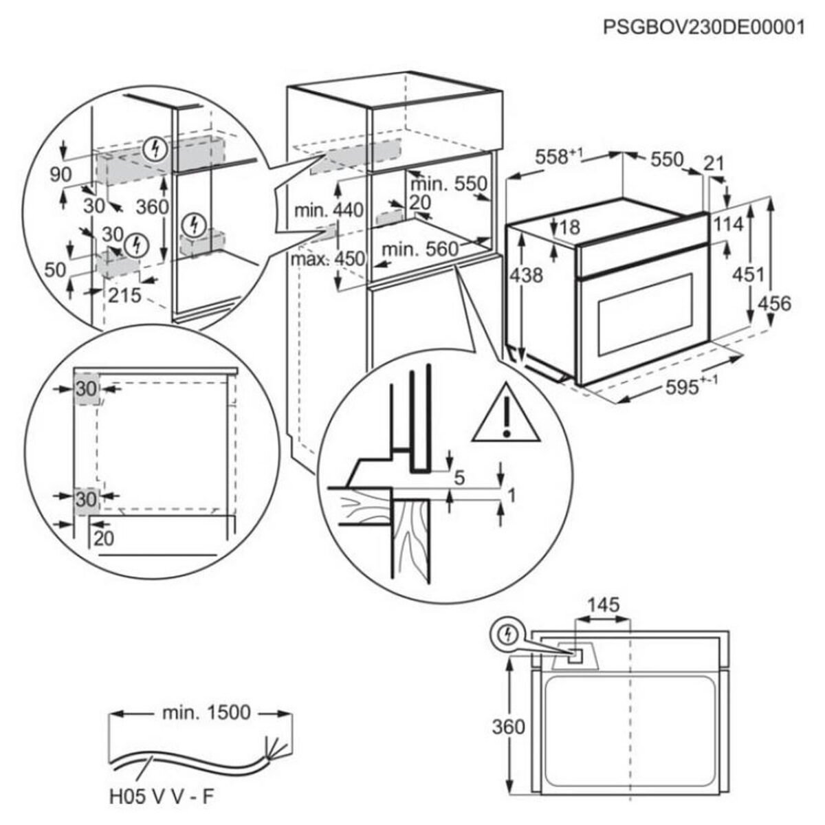Фурна за вграждане AEG NKM7N721B (ST) , 44 , Сензорно - Image 3