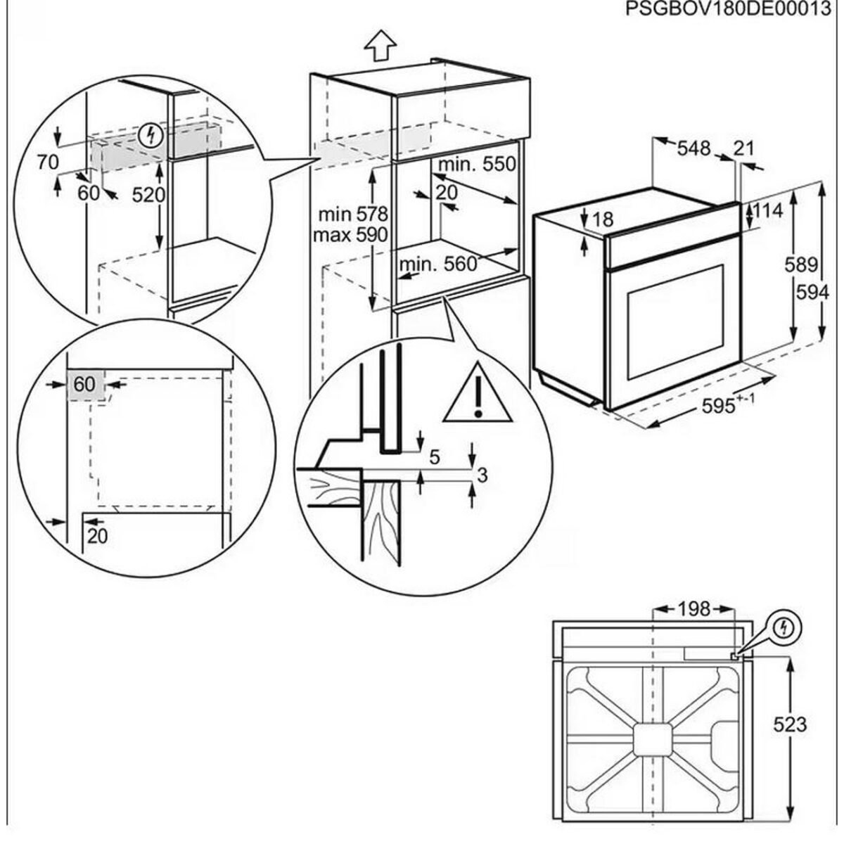 Фурна за вграждане Electrolux EOC8P39WZ , 72 , А+ , Пиролиза , Сензорно - Image 7