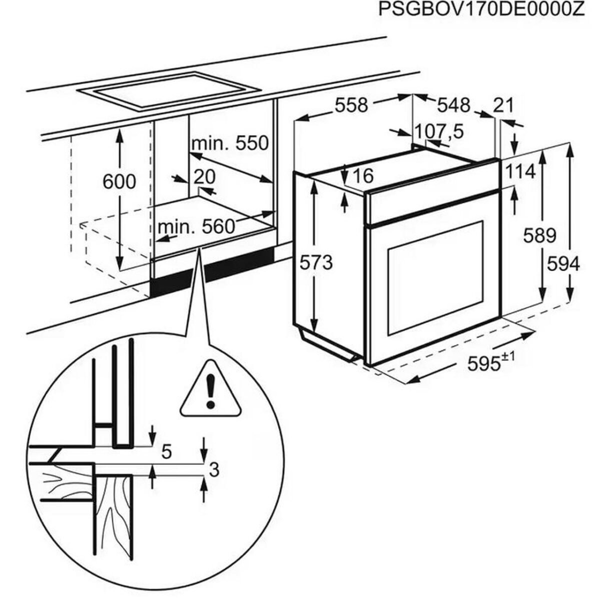 Фурна за вграждане Electrolux EOD6P77WZ , 72 , Push бутони , А+ , Пиролиза - Image 5