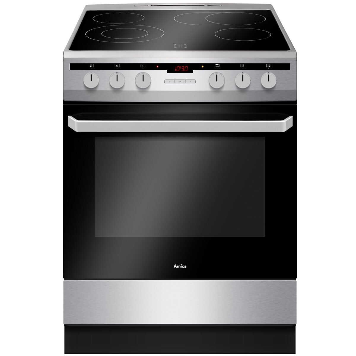 Готварска печка (ток) AMICA 6018CE3.434EHTAKDQXX , INOX , Керамични - Image 1