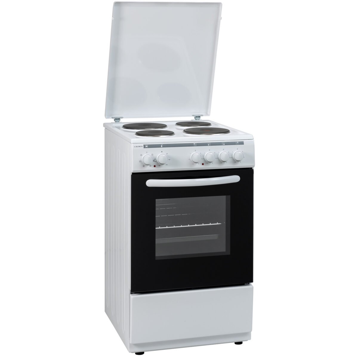 Готварска печка (ток) Crown 54AM A CLASS MULTIFUNCTIONAL , 4 ток , Бял - Image 1