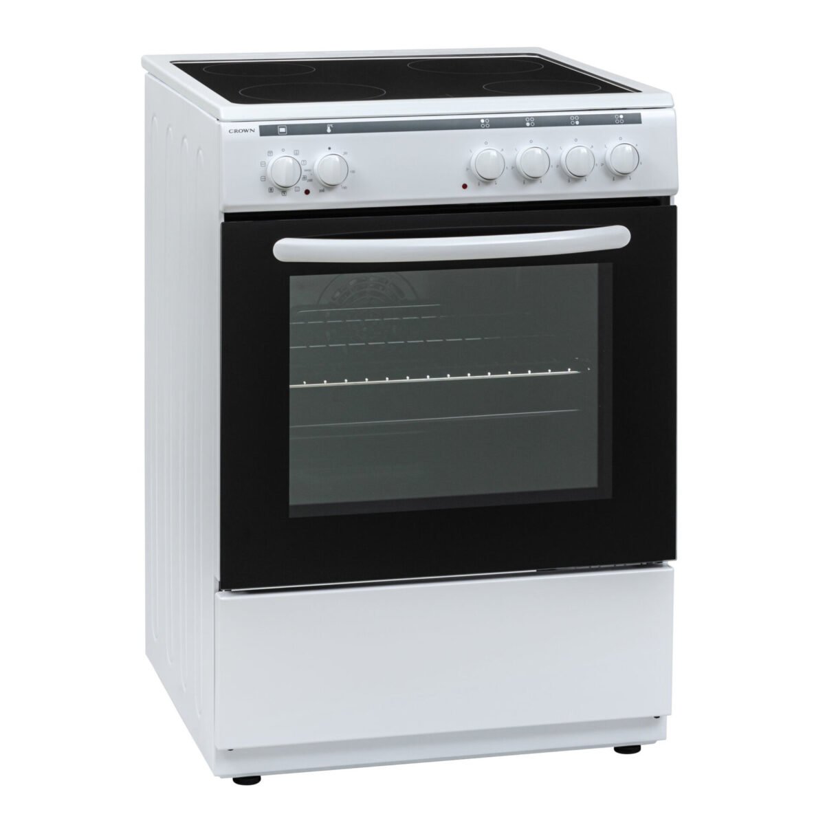Готварска печка (ток) Crown 60C3MA , Бял , Керамични - Image 1