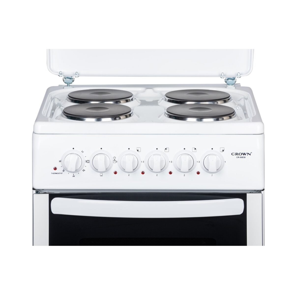 Готварска печка (ток) Crown CR-50E50 , 4 ток , Бял - Image 3