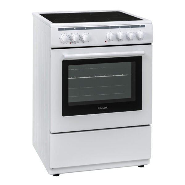 Готварска печка (ток) Finlux FLCM 6000A , Бял , Керамични