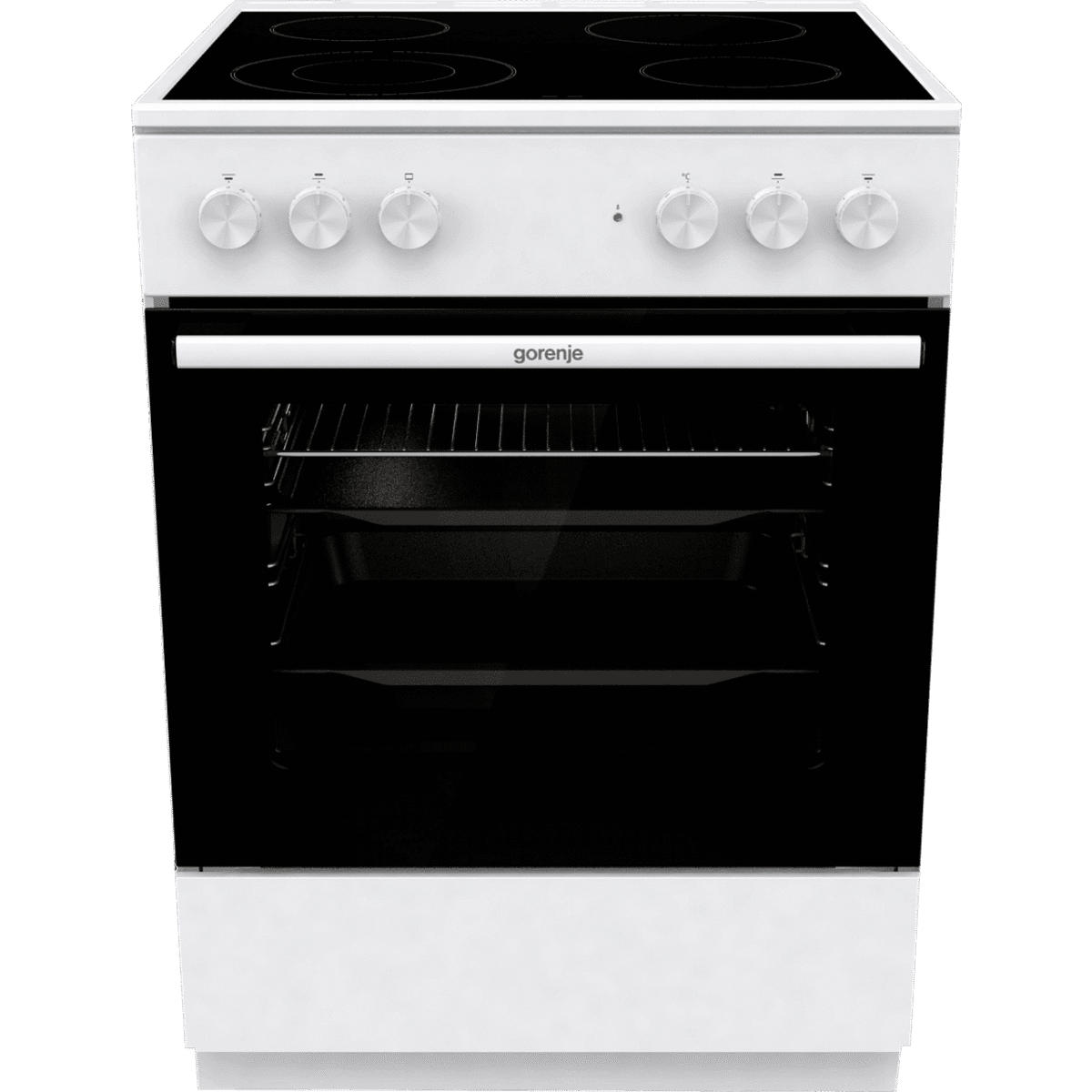 Готварска печка (ток) Gorenje GEC6A41WC , Бял , Керамични - Image 1