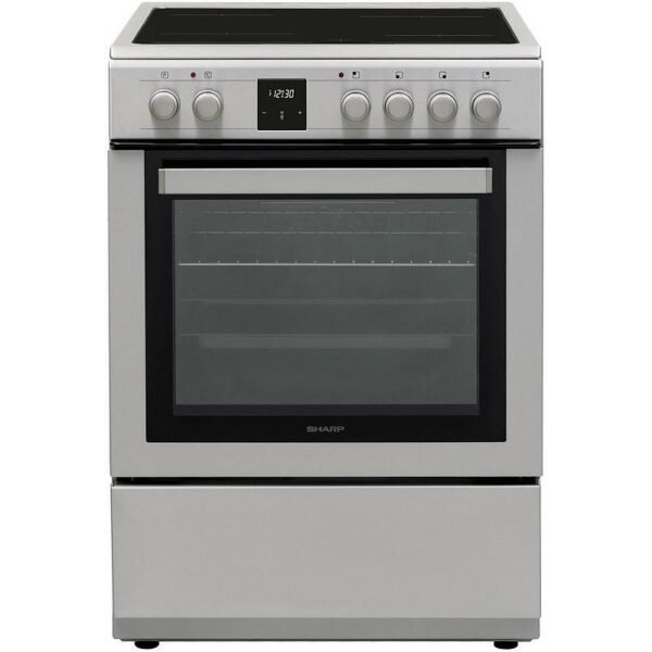 Готварска печка (ток) Sharp KF-76FVDT22IMK-EU , INOX , Керамични