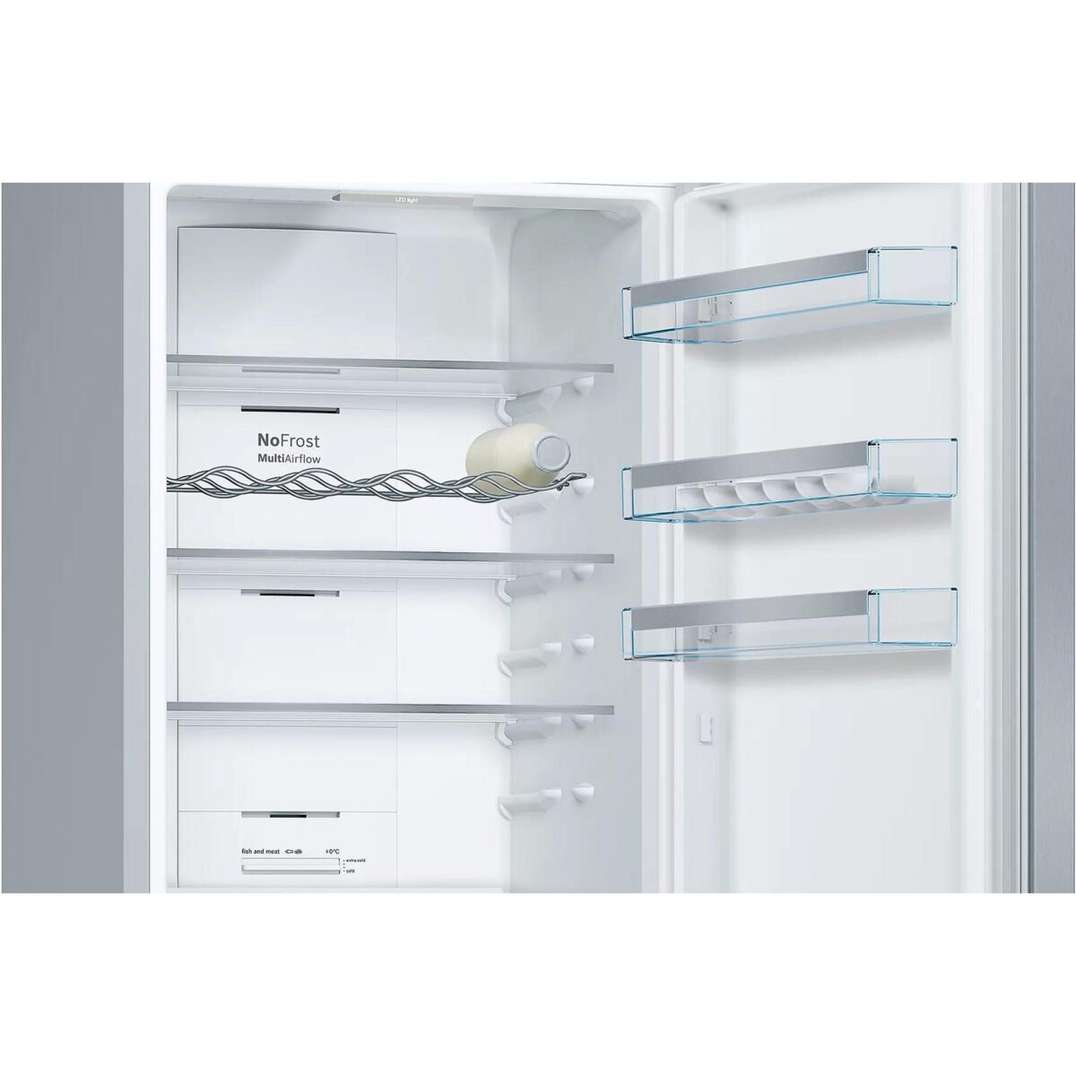 Хладилник с фризер Bosch KGN397LEQ , 368 l, E , No Frost , Инокс - Image 4