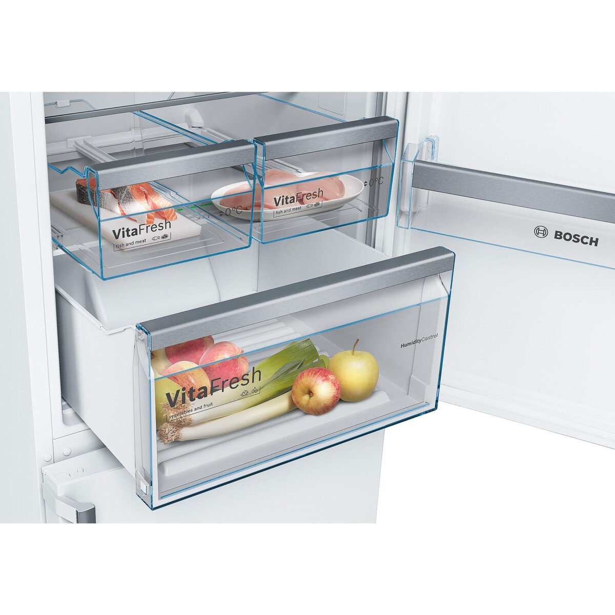 Хладилник с фризер Bosch KGN397LEQ , 368 l, E , No Frost , Инокс - Image 6