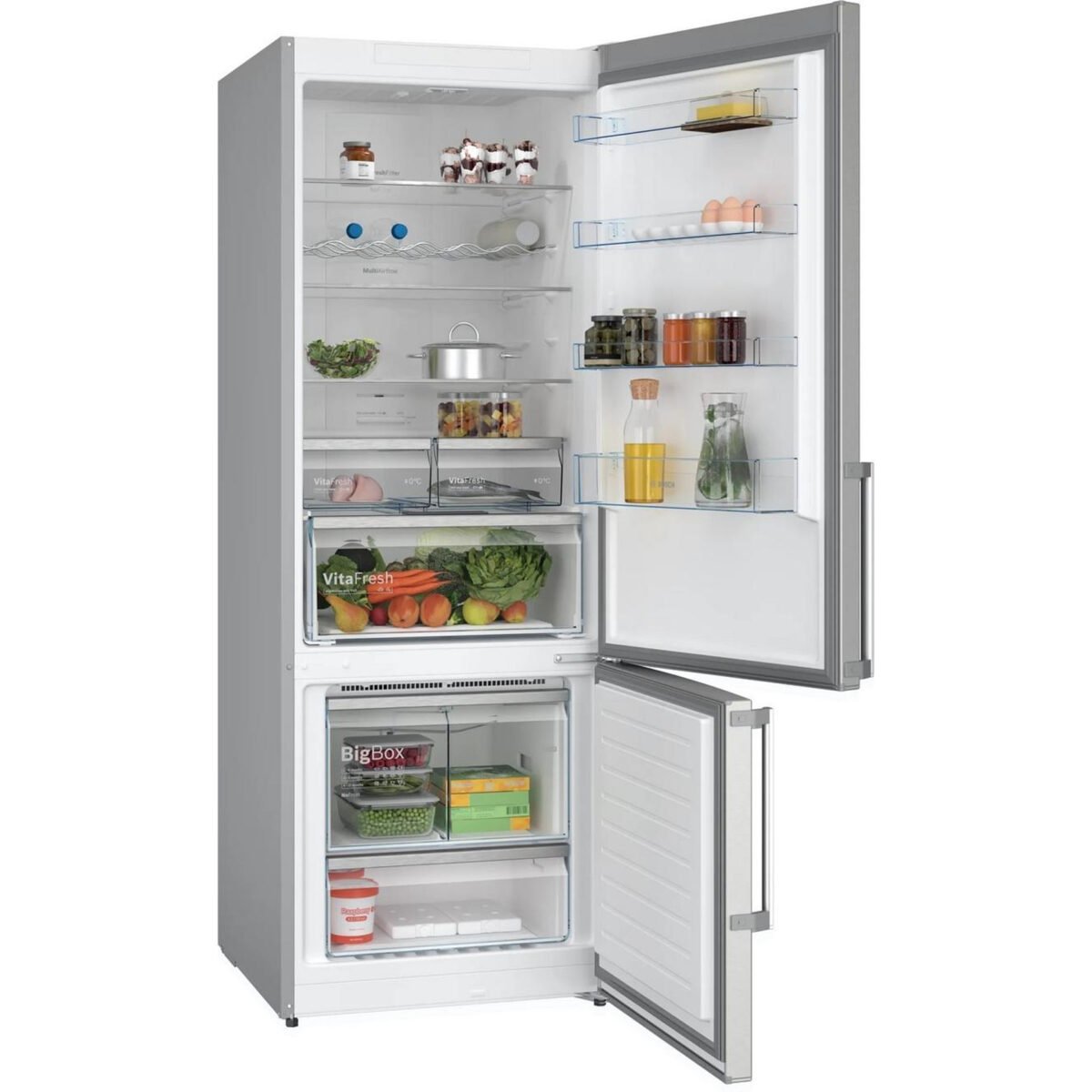 Хладилник с фризер Bosch KGN56XIDR , 508 l, D , No Frost , Инокс - Image 2