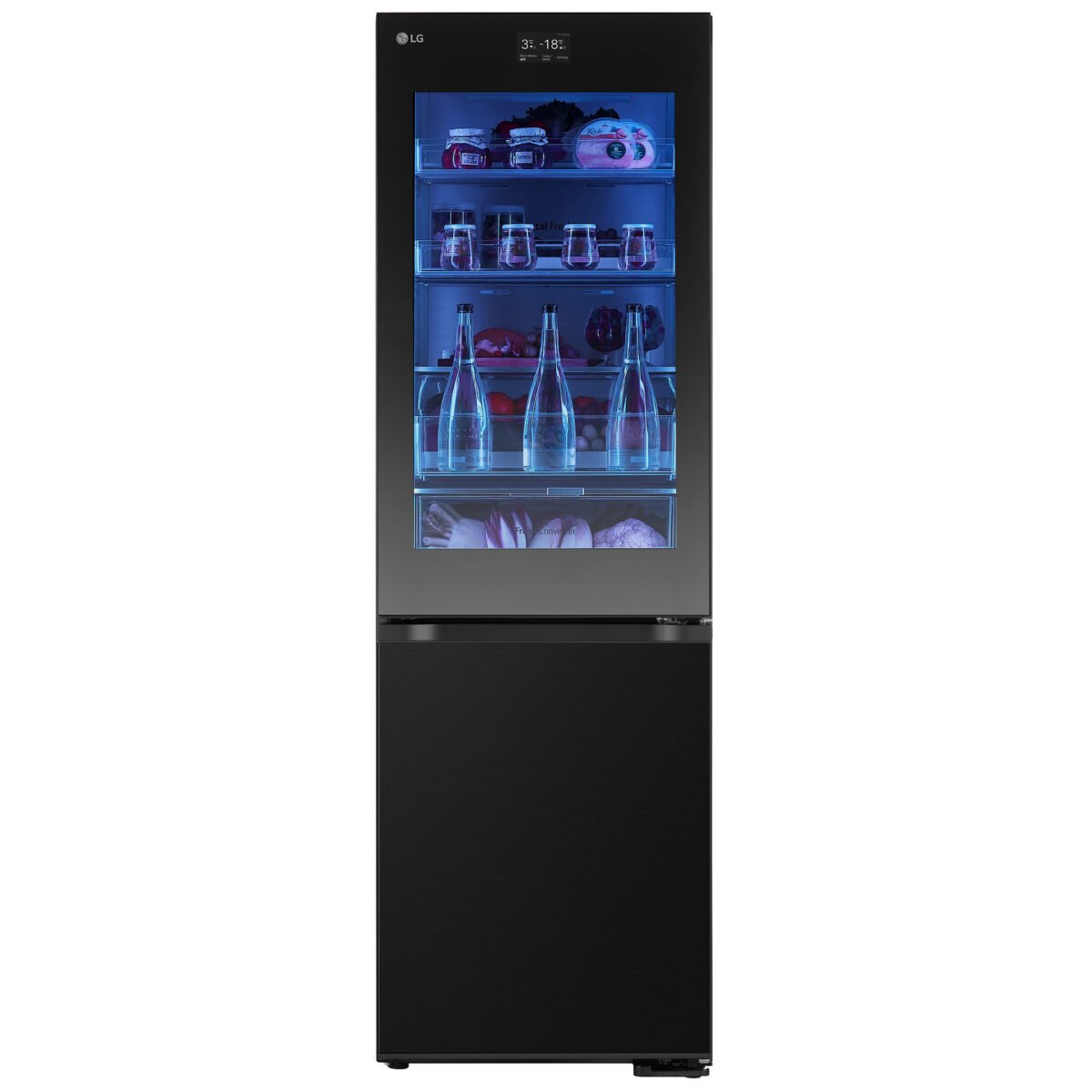 Хладилник с фризер LG GBG7190CEV , 349 l, C , No Frost , Черен - Image 1