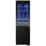 Хладилник с фризер LG GBG7190CEV , 349 l, C , No Frost , Черен
