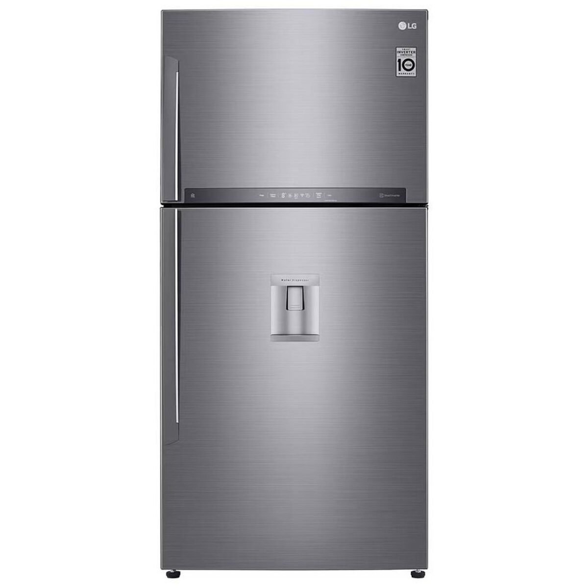 Хладилник с горна камера LG GTF916PZPED , 592 l, E , No Frost , Инокс - Image 1