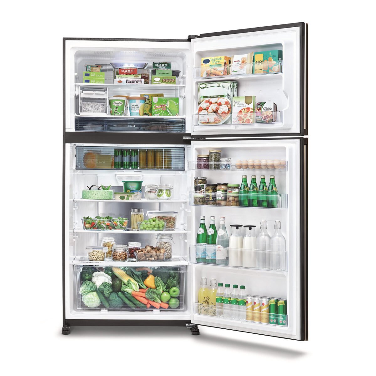 Хладилник с горна камера Sharp SJ-YG740G-SL , 604 l, E , No Frost , Инокс - Image 4