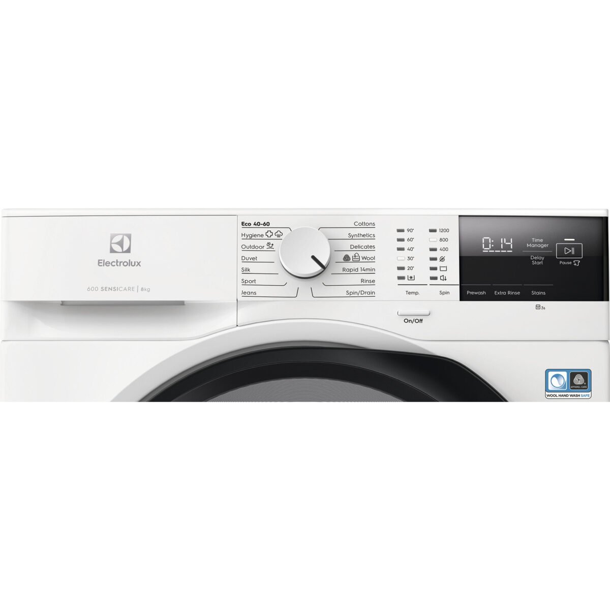 Пералня Electrolux EW6F2282E , 1200 об./мин., 8.00 kg, A , Бял - Image 2