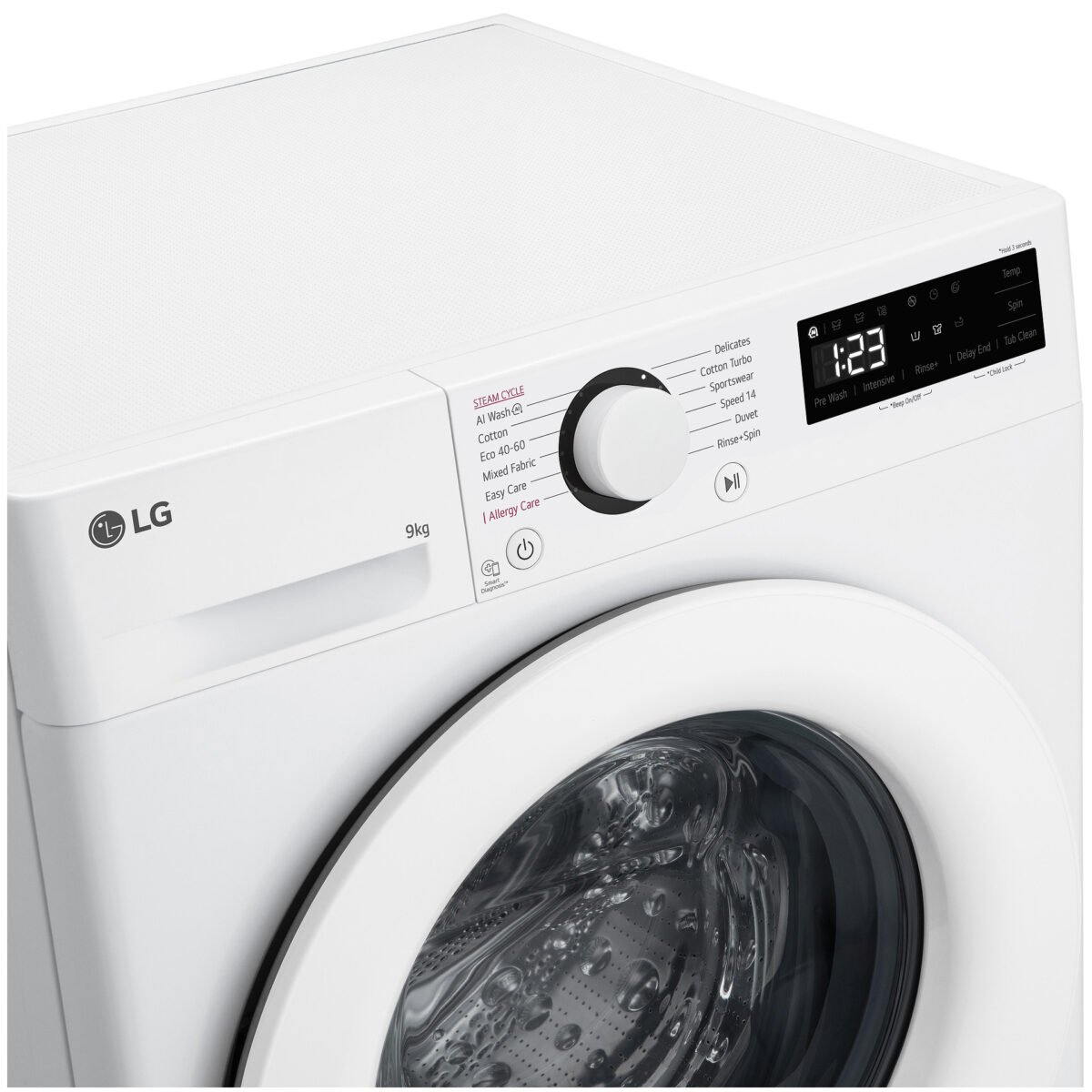Пералня LG F4WR509SWW , 1400 об./мин., 9.00 kg, A , Бял - Image 4