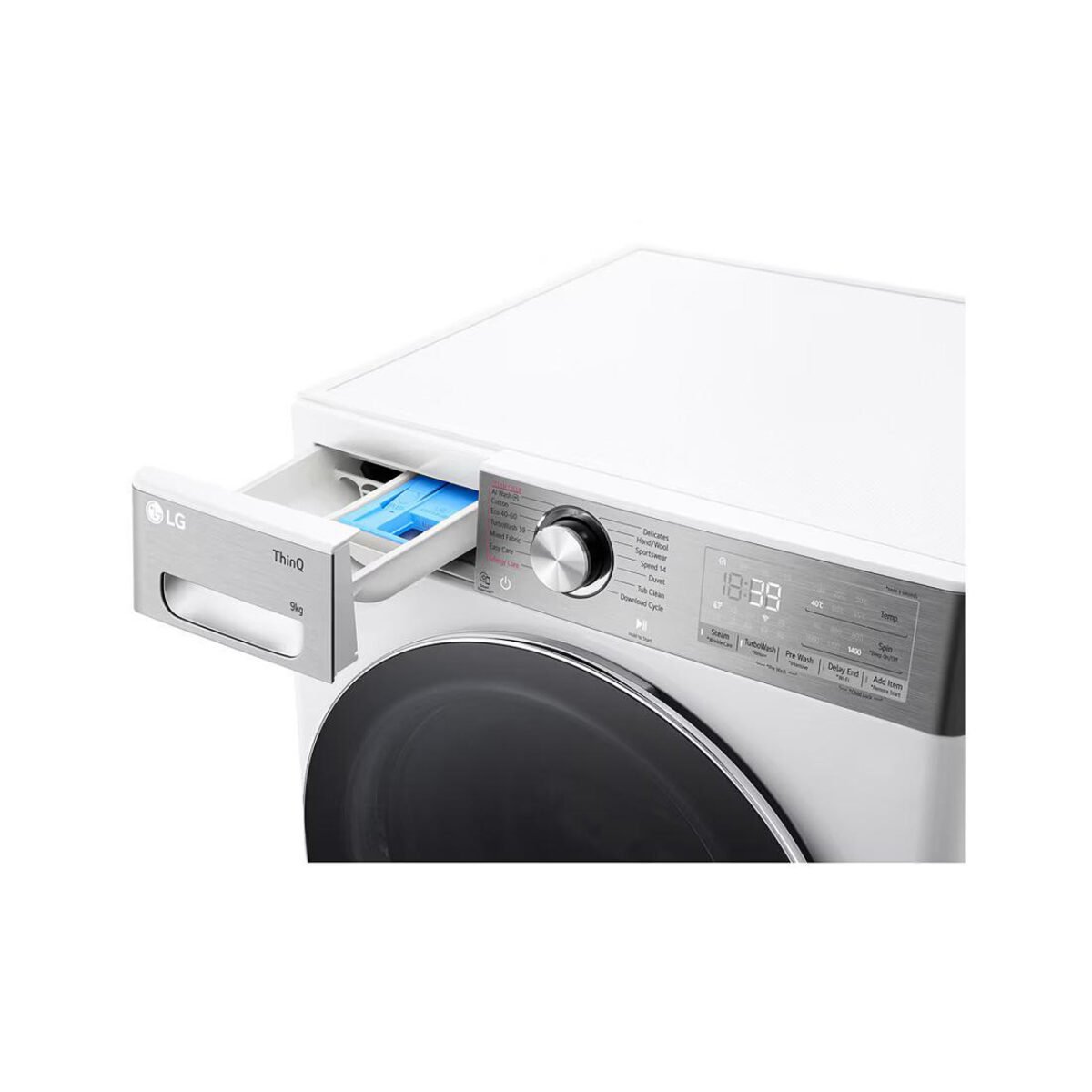 Пералня LG F4WR909P3W , 1400 об./мин., 9.00 kg, A , Бял - Image 5