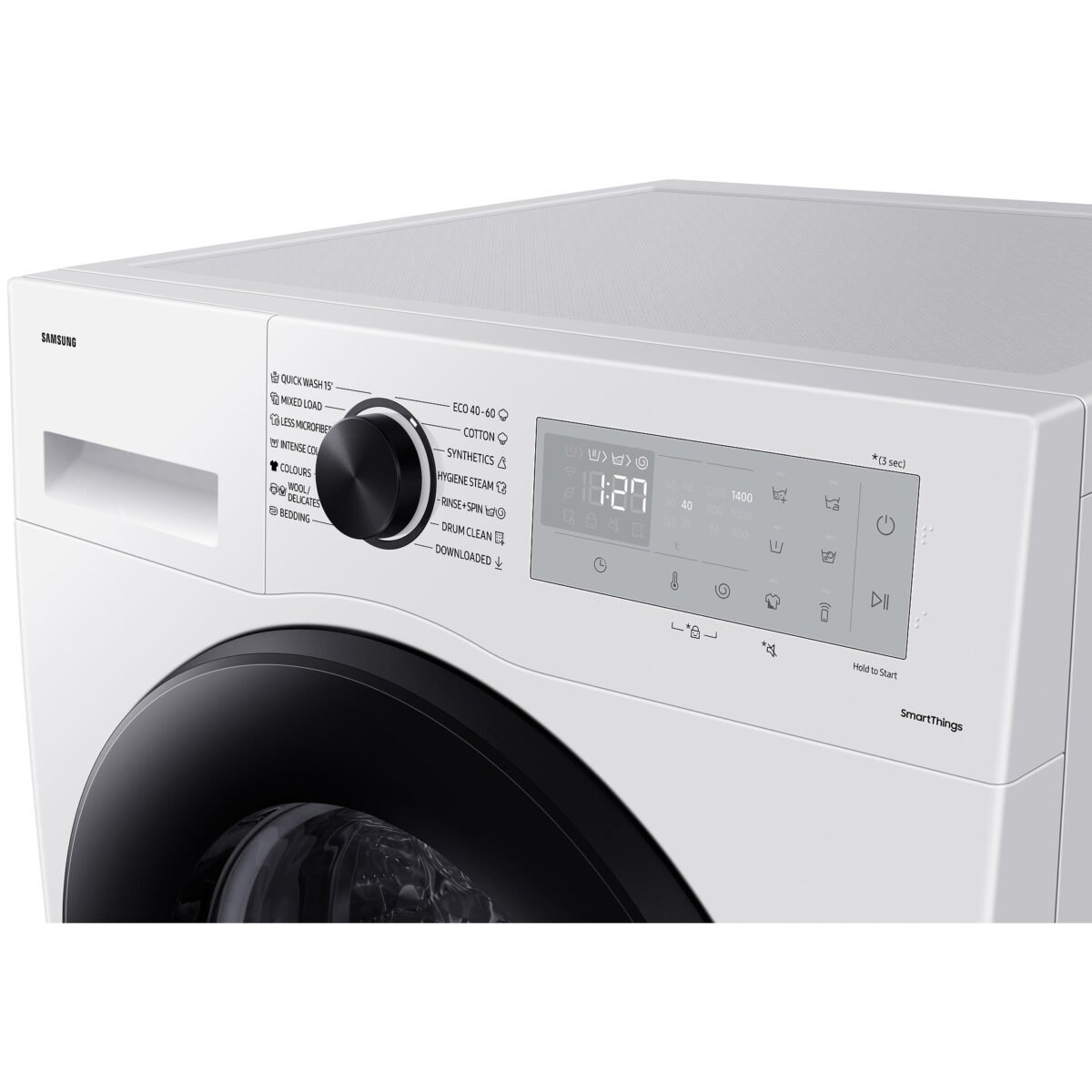 Пералня Samsung WW90CGC04DAHLE , 1400 об./мин., 9.00 kg, A , Бял - Image 2