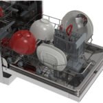 Съдомиялна машина Sharp QW-NA1CF47EI , 13 комплекта, 60 Ш, мм, E - Image 2