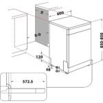 Съдомиялна машина Whirlpool W2F HD624 , 14 комплекта, E - Image 4