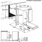 Съдомиялна машина за вграждане AEG FSK93718P , 15 комплекта, 600 Ш, мм, D - Image 7