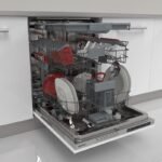 Съдомиялна машина за вграждане Sharp QW-NI27I47DX , 15 комплекта, 600 Ш, мм, D - Image 3