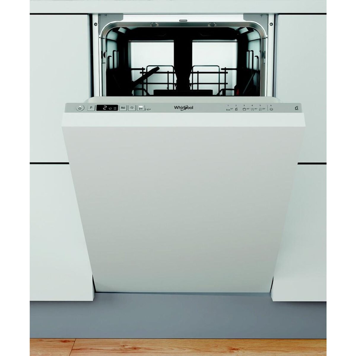 Съдомиялна машина за вграждане Whirlpool WSIC 3M27 , 10 комплекта, 450 Ш, мм, E - Image 1