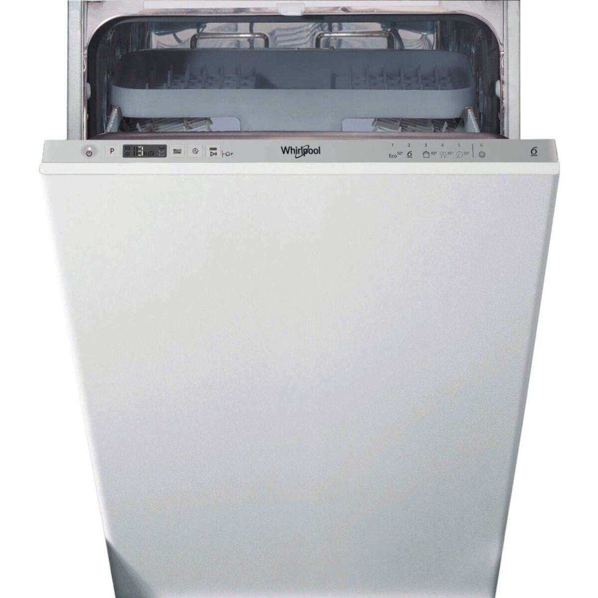 Съдомиялна машина за вграждане Whirlpool WSIC 3M27 C , 10 комплекта, 450 Ш, мм, E - Image 2