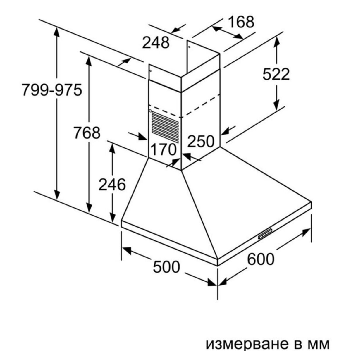 Вграден абсорбатор Bosch DWP64BC60 - Image 5