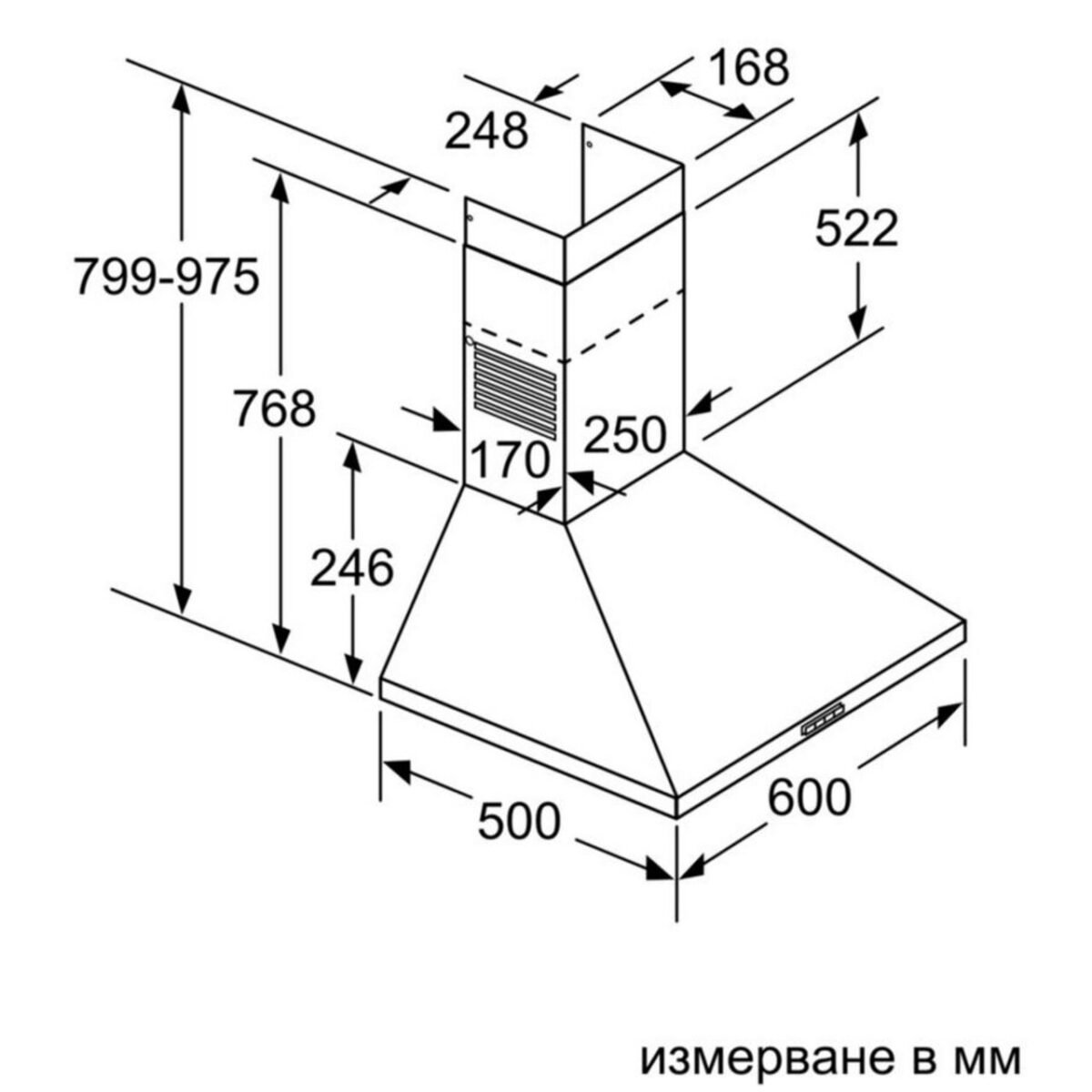 Вграден абсорбатор Bosch DWP66BC50 - Image 5