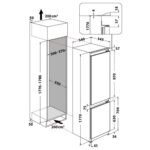 Вграден хладилник с фризер Hotpoint-Ariston HAC18D041A1 , 268 l, E , Да , Статична - Image 8