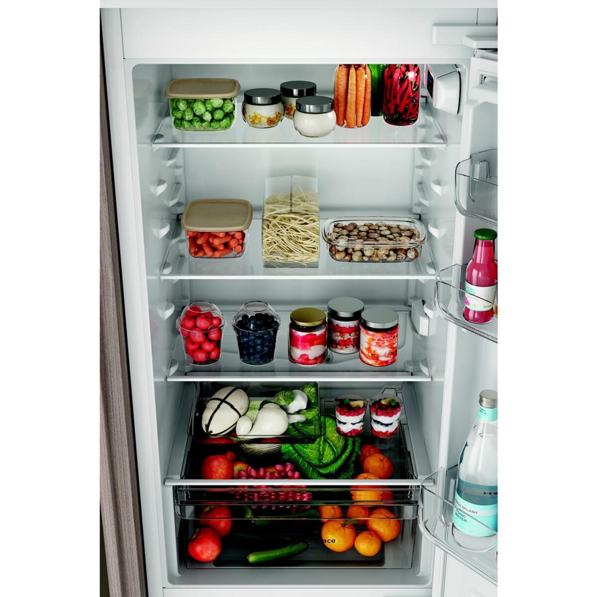 Вграден хладилник с фризер Indesit INC18D021A1 , 268 l, E , Да , Статична - Image 5