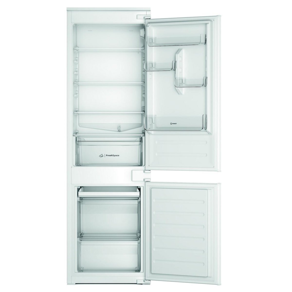 Вграден хладилник с фризер Indesit INC18D021A1 , 268 l, E , Да , Статична - Image 1