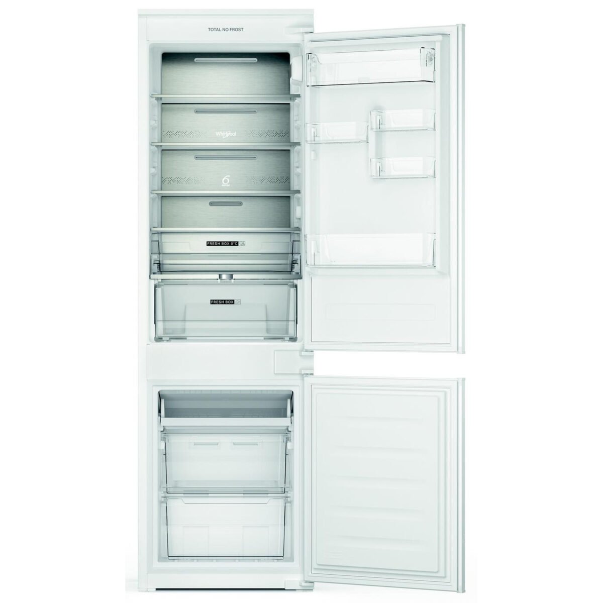 Вграден хладилник с фризер Whirlpool WHC18 T132 , 250 l, E , No Frost , Да - Image 1