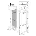 Вграден хладилник с фризер Whirlpool WHC18 T574 P , 250 l, C , No Frost - Image 10