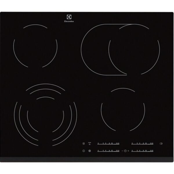 Вграден керамичен плот Electrolux EHF6547FXK , Електрически