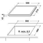 Вграден керамичен плот Hotpoint-Ariston HR 603X/1 , Електрически - Image 3