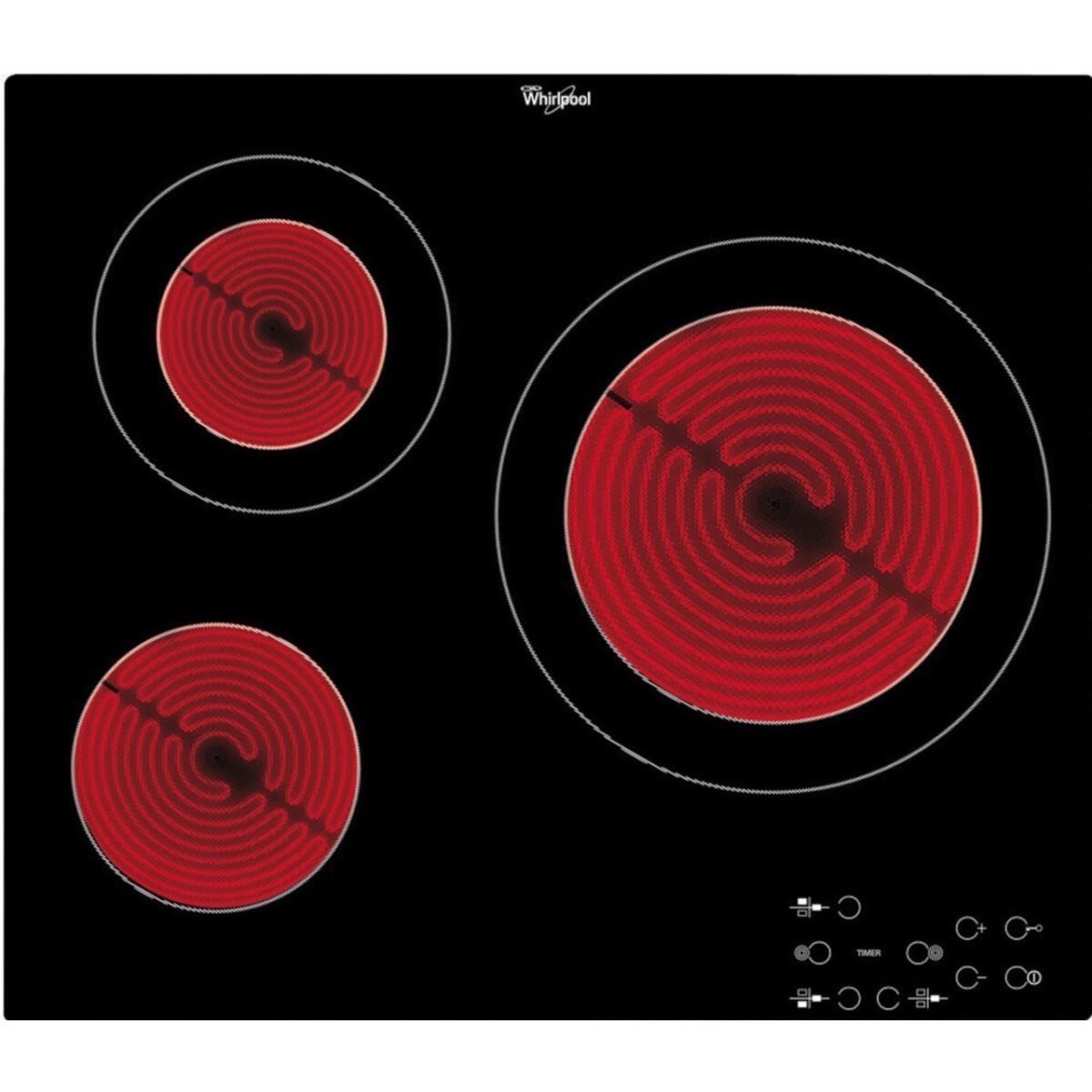 Вграден керамичен плот Whirlpool AKT 8030/NE , Електрически - Image 1