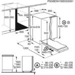 Съдомиялна машина за вграждане Electrolux EEA27200L , 13 комплекта, 600 Ш, мм, E - Image 2