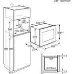 Вградена микровълнова фурна AEG OS5GM251EB , 23 , Сензорно - Image 3