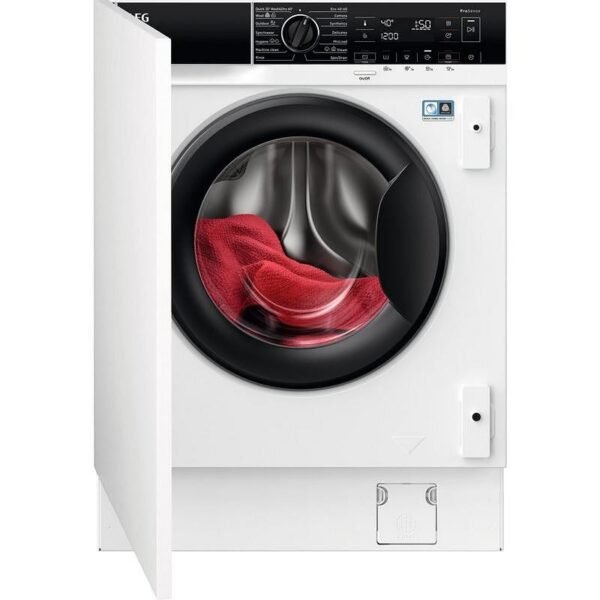 Вградена пералня със сушилня AEG L7WBE68SI , 1600 об./мин., 4 kg, 8.00 kg, D , D , Бял