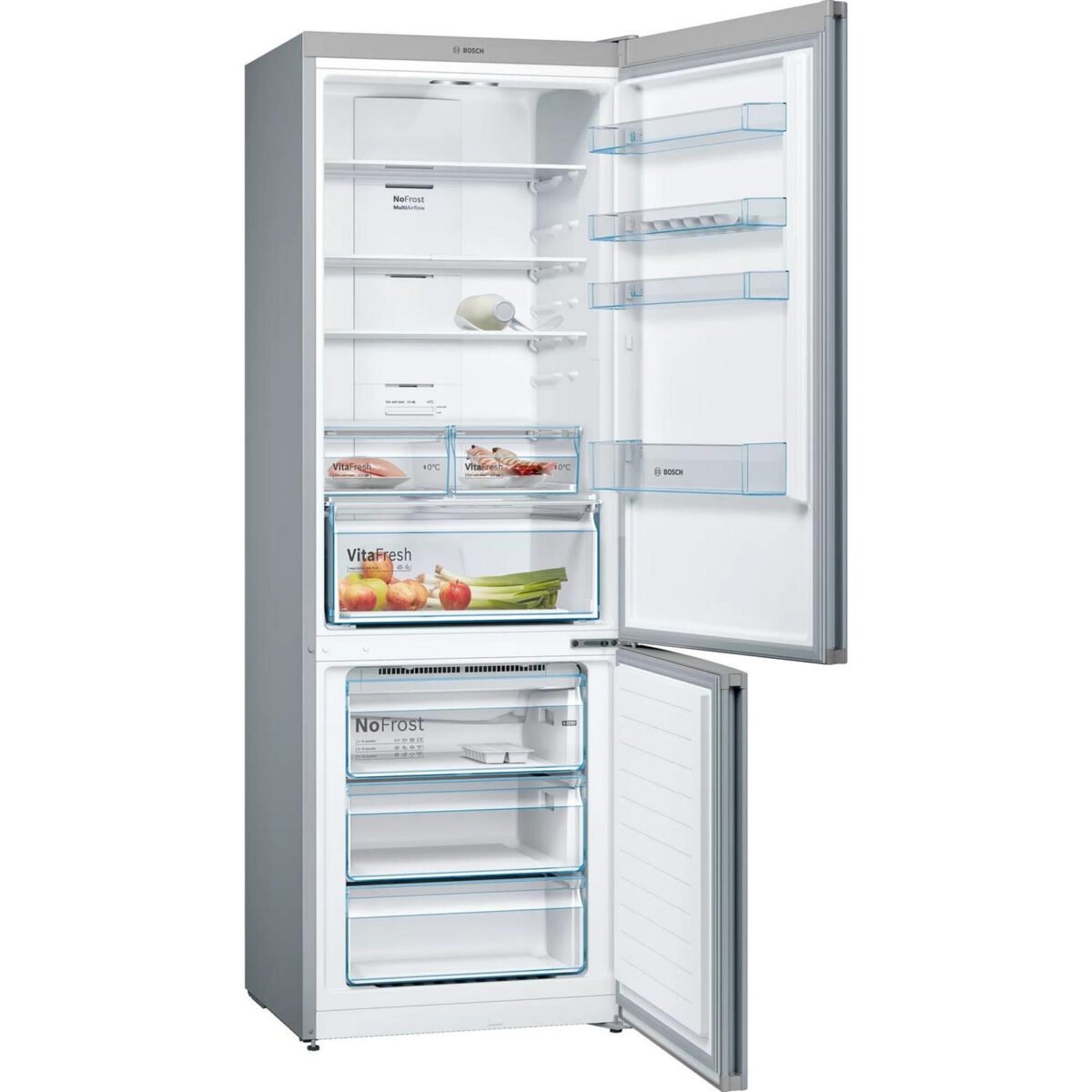 Хладилник с фризер Bosch KGN49XLEA , 438 l, E , No Frost , Инокс - Image 2