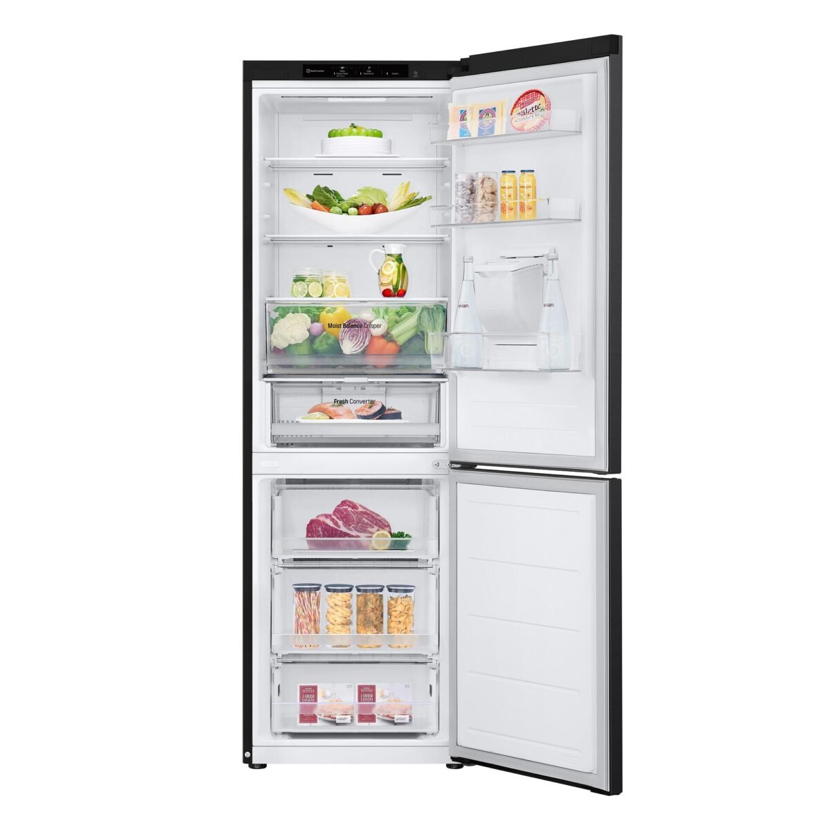 Хладилник с фризер LG GBF3102EEV , 343 l, E , No Frost , Черен инокс - Image 2