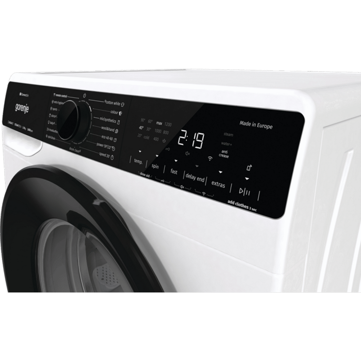 Пералня Gorenje WPNA94A1PWIFI , 1400 об./мин., 9.00 kg, A - Image 3