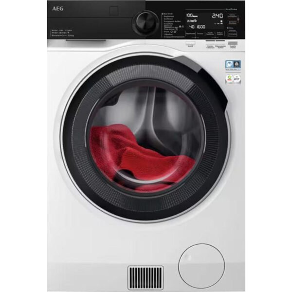 Пералня със сушилня AEG LWR98165NXE , 10.00 kg, 1600 об./мин., 6 kg, B , Бял