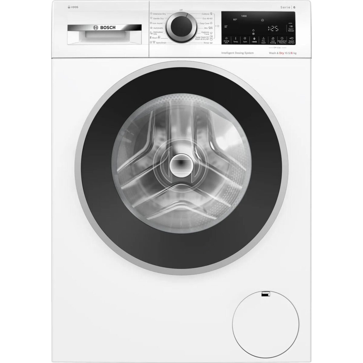 Пералня със сушилня Bosch WNG254A0BY , 10.50 kg, 1400 об./мин., 6 kg, D , Бял - Image 1