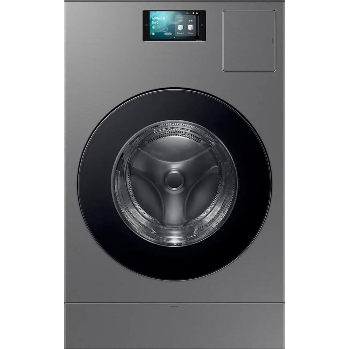 Пералня със сушилня Samsung BeSpoke WD18DB8995BZT2 , 1000 об./мин., 11 kg, 18.00 kg, A , Inox - Image 1