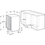 Съдомиялна машина за вграждане Gorenje GV520E15 , 45 Ш, мм, 9 комплекта, E - Image 4