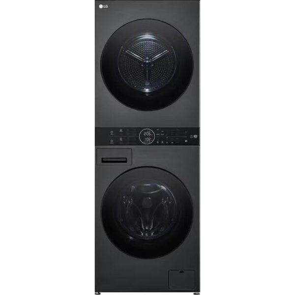 Пералня със сушилня LG WashTower WT1210BBF , 10 kg, 12.00 kg, 1400 об./мин., A , C , Черен