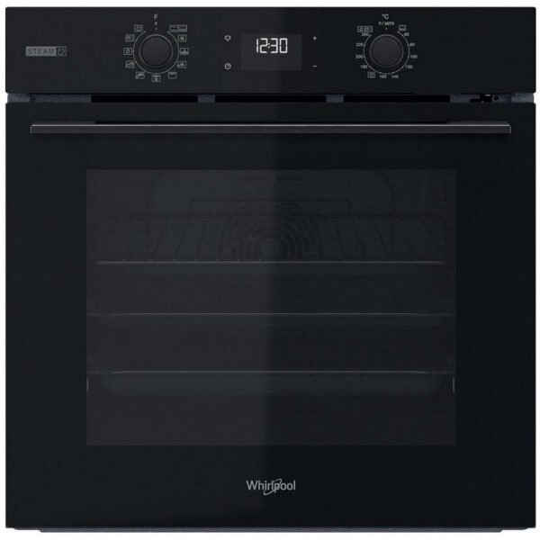 Фурна за вграждане Whirlpool OMSK58RU1SB , Push бутони , 71 , А+ , Пиролиза