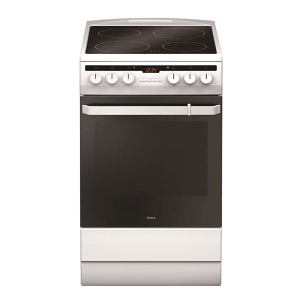 Готварска печка (ток) AMICA 508CE2.30EHTA(W) , Керамични , Бял